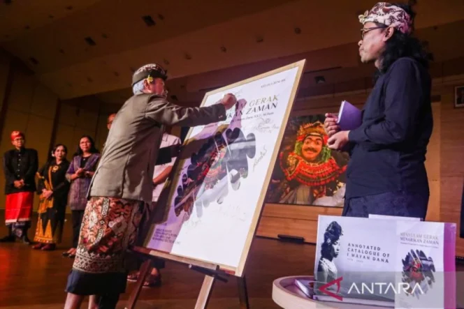 
					Apresiasi atas pengabdian Prof Dr I Wayan Dana dalam dunia pendidikan seni dan tari di Indonesia