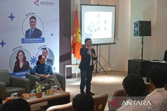 
					Dirut ANTARA Benny Siga Butarbutar Serukan Penguatan Literasi Media bagi Mahasiswa di Era Disrupsi Digital