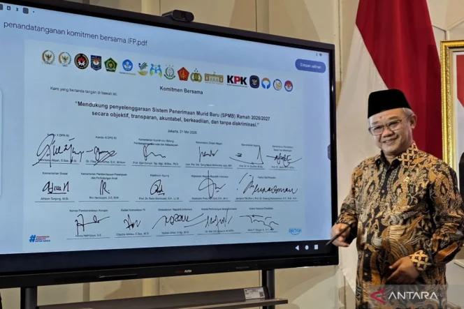 
					Kemendikdasmen Bersama 15 Kementerian dan Lembaga Perkuat Komitmen Penyelenggaraan SPMB Ramah Tahun Ajaran 2026/2027