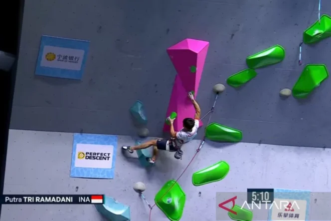 
					Langkah Putra Tri Ramadani Terhenti di Semifinal World Climbing Series Wujiang 2026