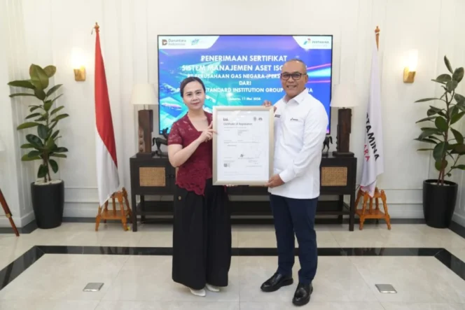 
					PGN Raih Sertifikasi ISO 55001 Bukti Ketangguhan Tata Kelola Infrastruktur Gas Bumi Nasional