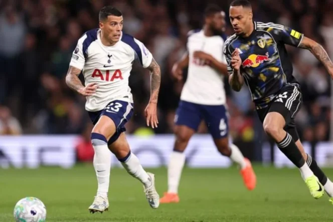 
					Tottenham Hotspur tertahan imbang 1-1 oleh Leeds United dalam laga krusial Liga Inggris 2025/26 di London