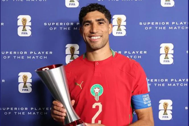 
					Achraf Hakimi Minta Maroko Alihkan Fokus ke Laga Babak 32 Besar Piala Dunia 2026 Usai Taklukkan Haiti