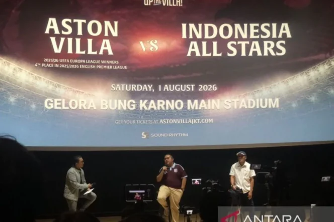 
					Aston Villa Siap Hadapi Indonesia All Stars di Jakarta pada 1 Agustus dalam Rangkaian Tur Pramusim Asia 2026