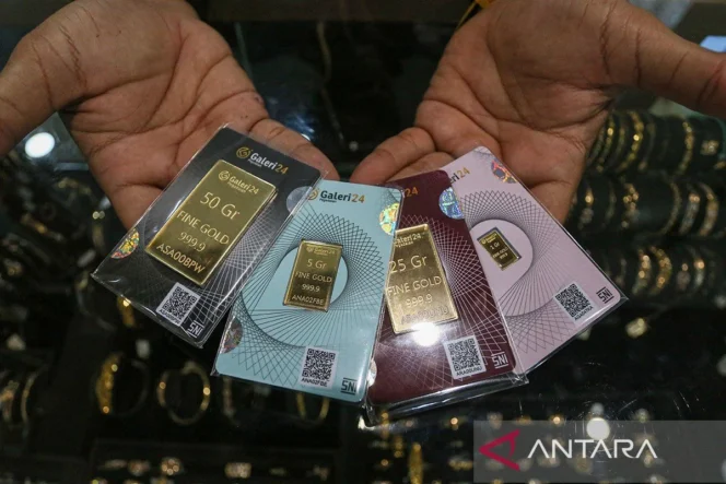 
					Harga Emas di Pegadaian Kembali Menguat Sabtu 27 Juni 2026 Tiga Jenama Kompak Catatkan Kenaikan