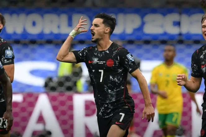 
					Kanada Melaju ke 16 Besar Piala Dunia 2026 Usai Taklukkan Afrika Selatan Melalui Gol Dramatis di Masa Injury Time