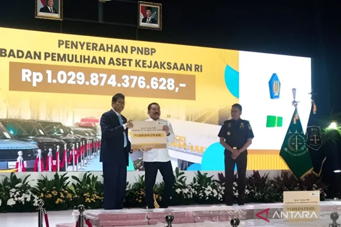 
					Kejaksaan Agung RI Kembalikan Aset Negara Senilai Rp1,02 Triliun Hasil Pemulihan Badan Pemulihan Aset kepada Kementerian Keuangan