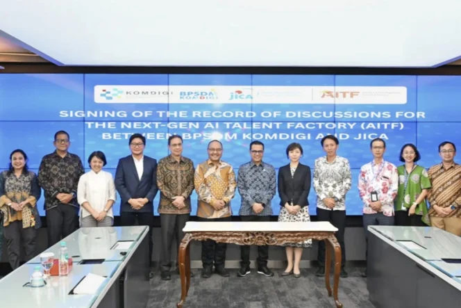 
					Kemkomdigi dan JICA Jalin Kerja Sama Strategis dalam Proyek Next Generation AI Talent Factory untuk Akselerasi Talenta Kecerdasan Artifisial Nasional