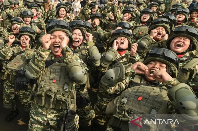 
					Korps Marinir TNI AL Tempa 1.534 Calon Pengelola KDMP dan KNMP Melalui Latihan Dasar Kemiliteran Komponen Cadangan