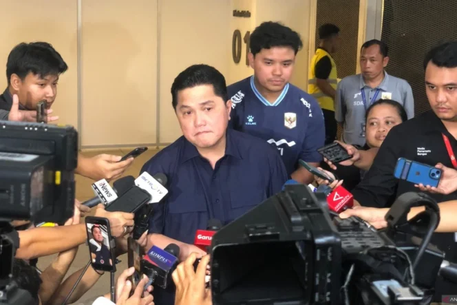 
					Pantau persiapan timnas jamu Mozambik, Erick Thohir tegaskan pentingnya konsistensi dan kewaspadaan skuad Garuda