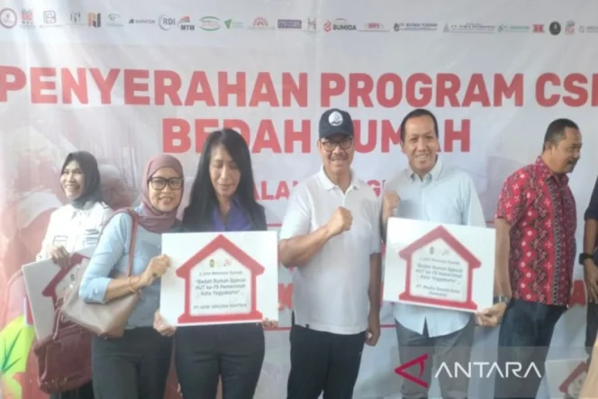 
					Pemkot Yogyakarta Inisiasi Gerakan Bedah Rumah 30 Unit Per Bulan Tanpa Bebani APBD dalam Rangka HUT ke-79 Kota Yogyakarta