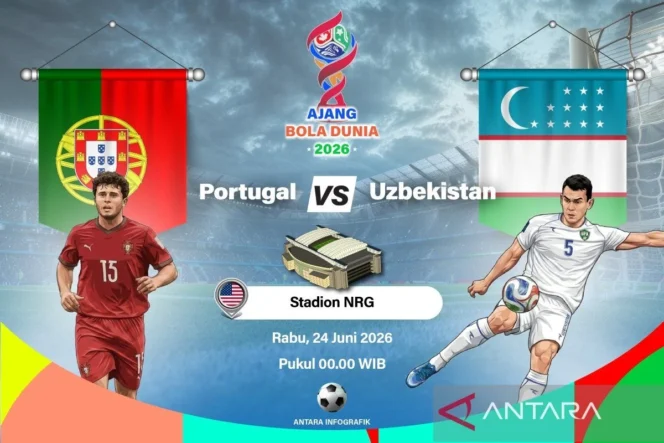 
					Portugal Bidik Kemenangan Perdana di Piala Dunia 2026 Melawan Uzbekistan dengan Menurunkan Kekuatan Penuh