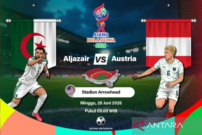 
					Pratinjau Pertandingan Hidup Mati Grup J Piala Dunia 2026 Aljazair Melawan Austria di Stadion Arrowhead
