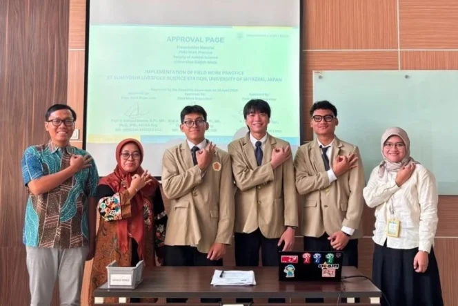 
					Tiga Mahasiswa Fakultas Peternakan UGM Tuntaskan Magang Internasional di Jepang Tingkatkan Standar Kompetensi Global