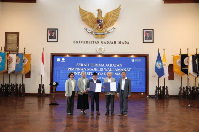 
					Universitas Gadjah Mada Lakukan Regenerasi Kepemimpinan Majelis Wali Amanat Periode 2026-2031 untuk Penguatan Tata Kelola Universitas