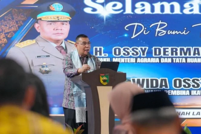
					Wamen ATR/BPN Ossy Dermawan Mendorong Penguatan Gugus Tugas Reforma Agraria untuk Akselerasi Penyelesaian Konflik Pertanahan di Tanah Laut