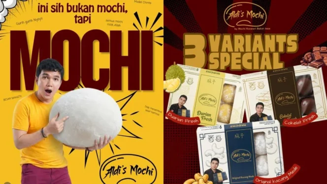 
					Ekspansi Bisnis Kuliner Aldi Taher Merambah Pasar Mochi Premium Sukabumi