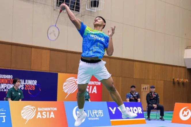 
					Fardhan Rainanda Joe melangkah ke babak final Kejuaraan Asia Junior 2026 setelah menaklukkan tunggal putra China dalam laga dramatis di Yatsushiro