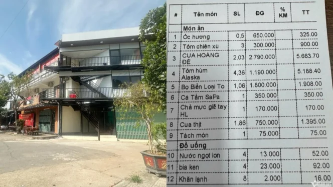 
					Insiden Makan Malam Berujung Kerugian Fantastis: Restoran Seafood di Vietnam Menanggung Tagihan Rp 11,3 Juta yang Tak Terbayar