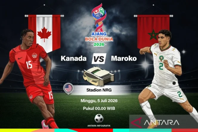 
					Kanada vs Maroko: Singa Atlas lebih teruji dalam pertarungan krusial babak 16 besar Piala Dunia 2026