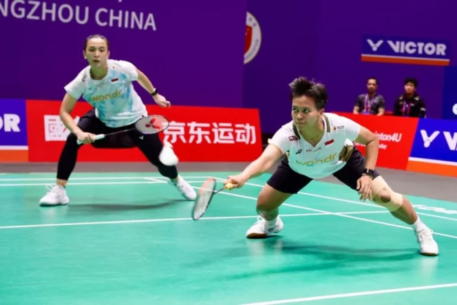 
					Langkah Febriana Dwipuji Kusuma dan Meilysa Trias Puspitasari Terhenti di Babak Pertama China Open 2026
