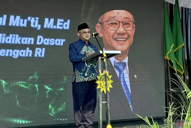 
					Mendikdasmen Abdul Mu’ti Puji Kemandirian Muhammadiyah dalam Pembangunan Gedung Baru MSUS di Bantul