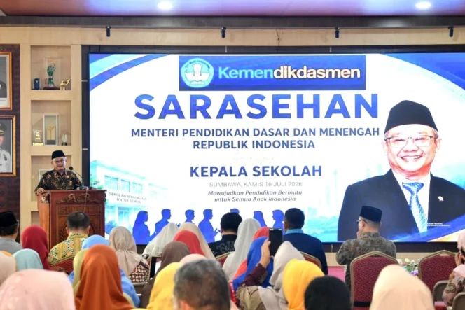 
					Mendikdasmen Abdul Mu’ti Tekankan Peran Strategis Kepala Sekolah dan Guru dalam Mewujudkan Visi Pendidikan Bermutu untuk Semua