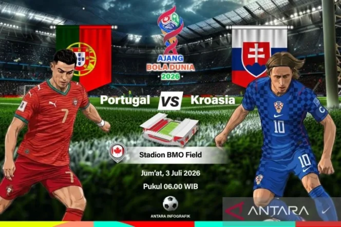 
					Portugal vs Kroasia: Akhir Perjalanan Salah Satu Legenda di Piala Dunia 2026
