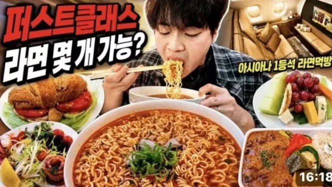 
					YouTuber Mukbang Yuno Dikecam Setelah Lakukan Aksi Pesan Makan Berlebihan di Kelas Satu Penerbangan Internasional